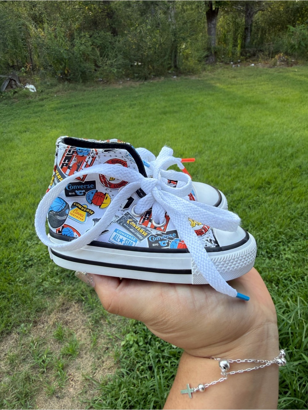 Converse All Star Chuck Taylor  High-Top Jump Ball Sneakers Size 3 Baby